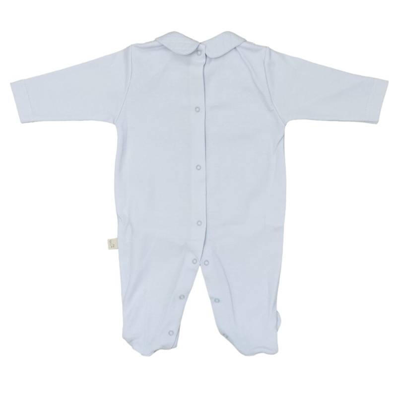 Tutina neonato Baby gi in cotone celeste - 