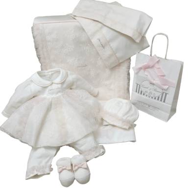 Coordinato nascita neonata in cotone Minu' - 