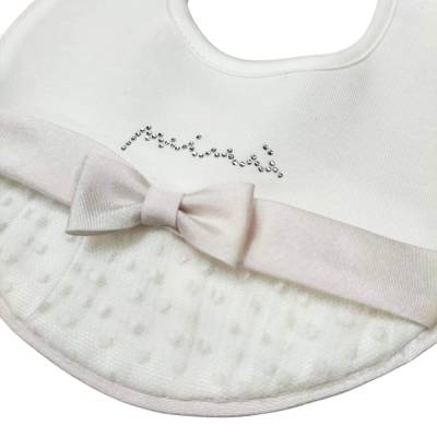 Cotton matching Minù in milk white and pink - 
