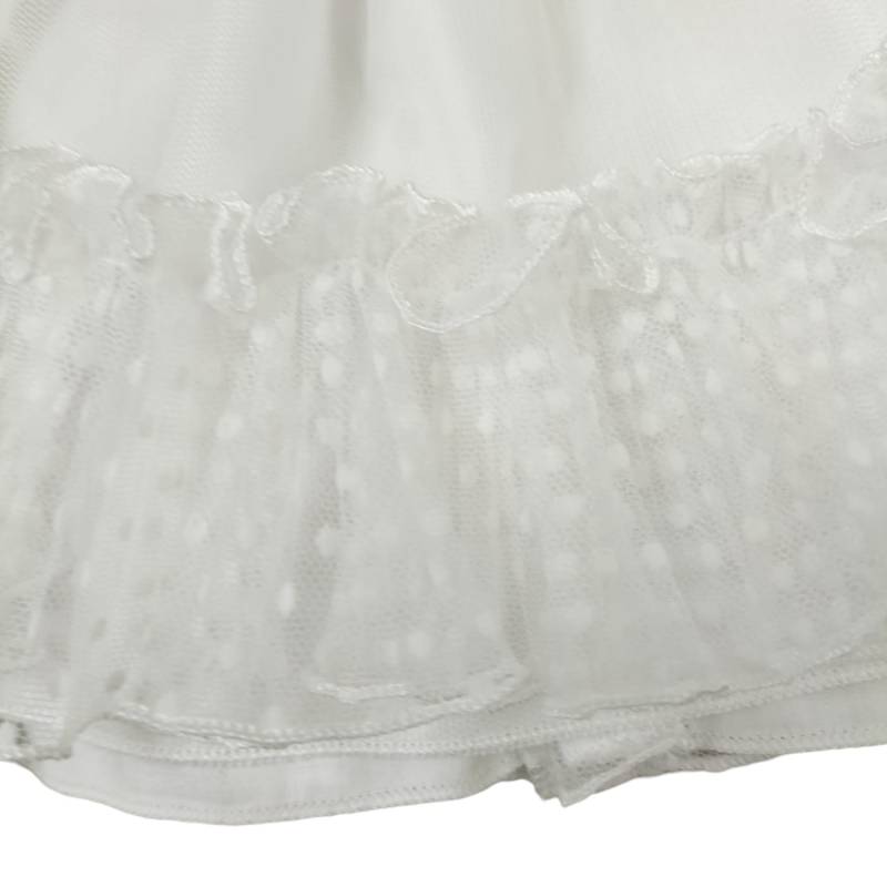 Cotton matching Minù in milk white and pink - 