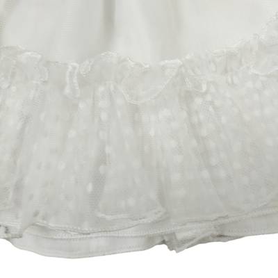 Cotton matching Minù in milk white and pink - 