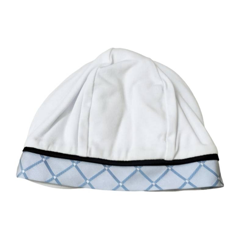 Coordinato nascita maschietto bianco celeste e azzurro in cotone coprifasce misura 1 mese Minù bianco blu e celeste - 