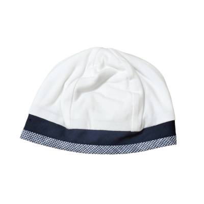 Newborn cotton outfit 1 month Minù white blue dove grey - 