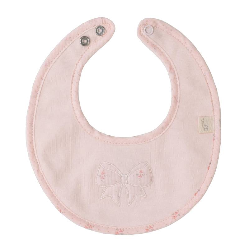 Baby gi peach pink newborn bib - 