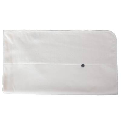Manta para bebé em jersey de algodão de cor creme - 