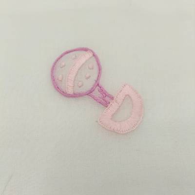 Hand-embroidered baby blanket and sheet - 