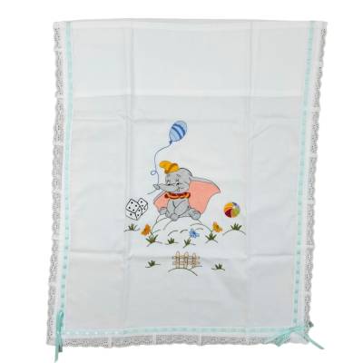 Copertina e lenzuolino con ricamo a macchina unisex - 