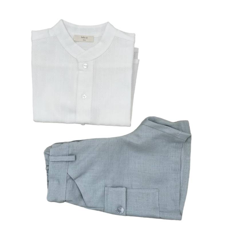 Completo in lino e cotone - 