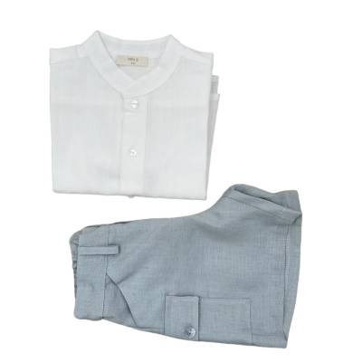 Completo in lino e cotone - 