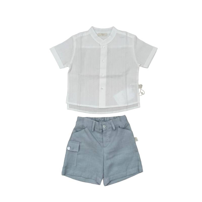 Completo in lino e cotone - 