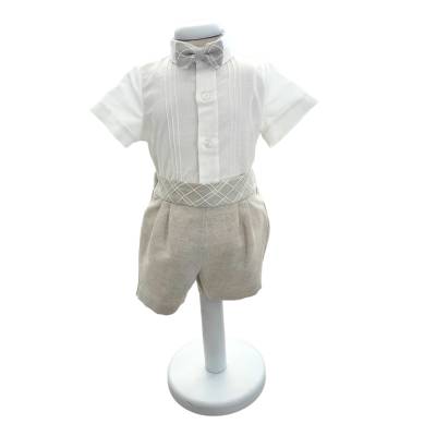 Fato de linho elegante - 