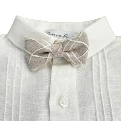 Fato de linho elegante - 