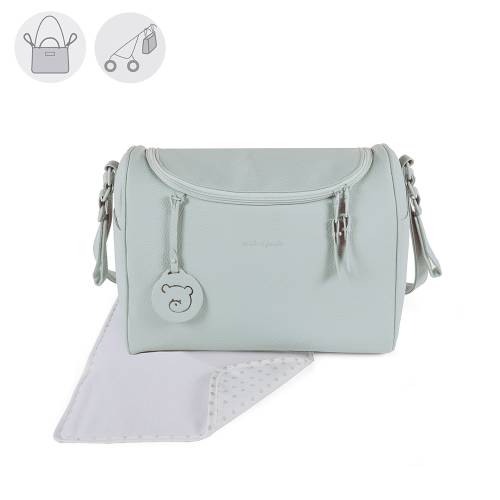 Borsa maternità linea Yummi Pasito a Pasito verde menta -  2