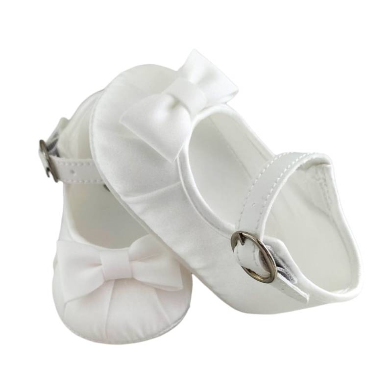 Taufschuhe Baby Mädchen Größe 17 weiß - 