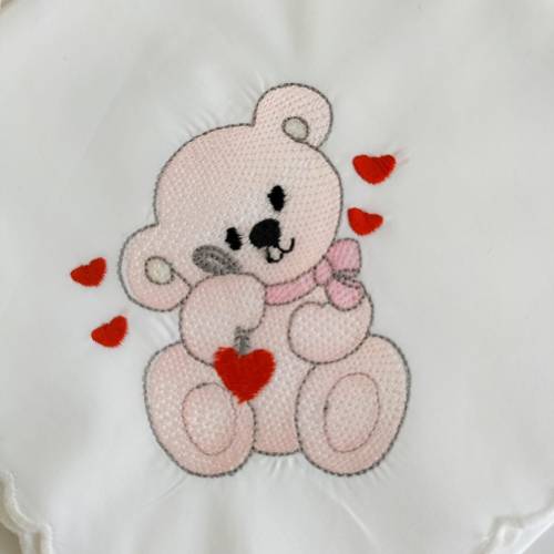 Mussolina in morbido puro cotone per neonata -  2