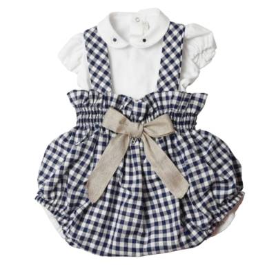 Pagliaccietto neonata in cotone 9 e 12 mesi Barcellino - 