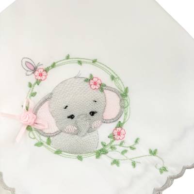 Mussolina in batista di cotone per neonata - 