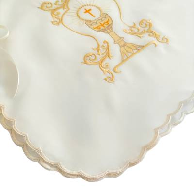 Camicina battesimale in seta con ricamo misura 6/12 mesi - 