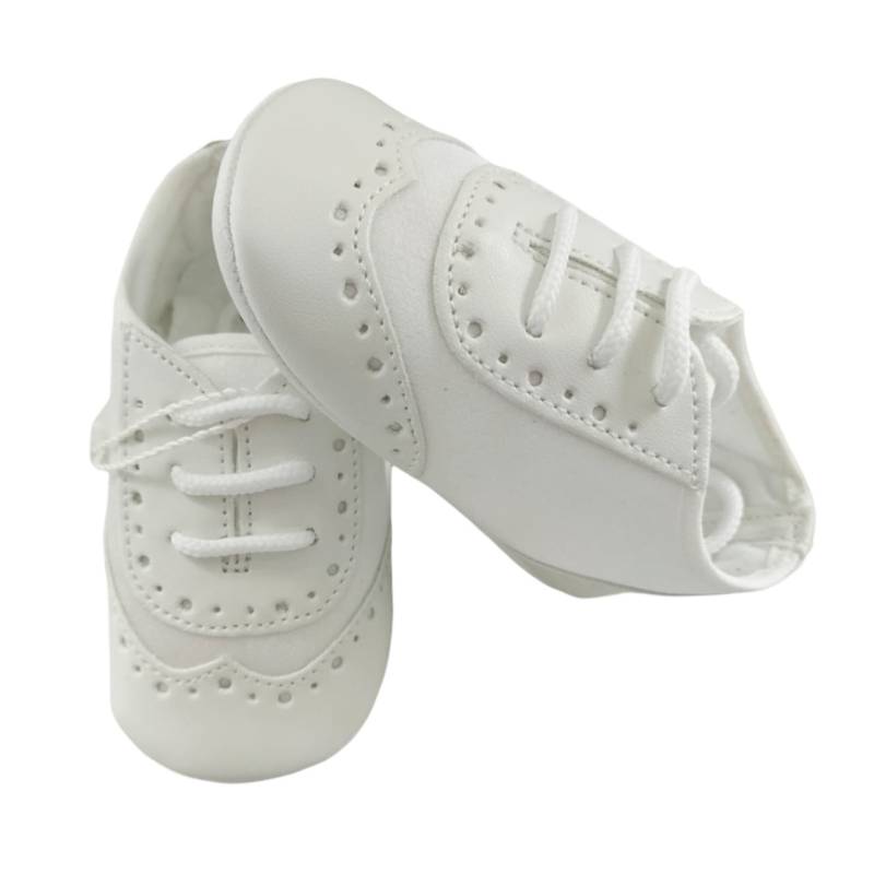 Elegant light cream-coloured baby shoes - 