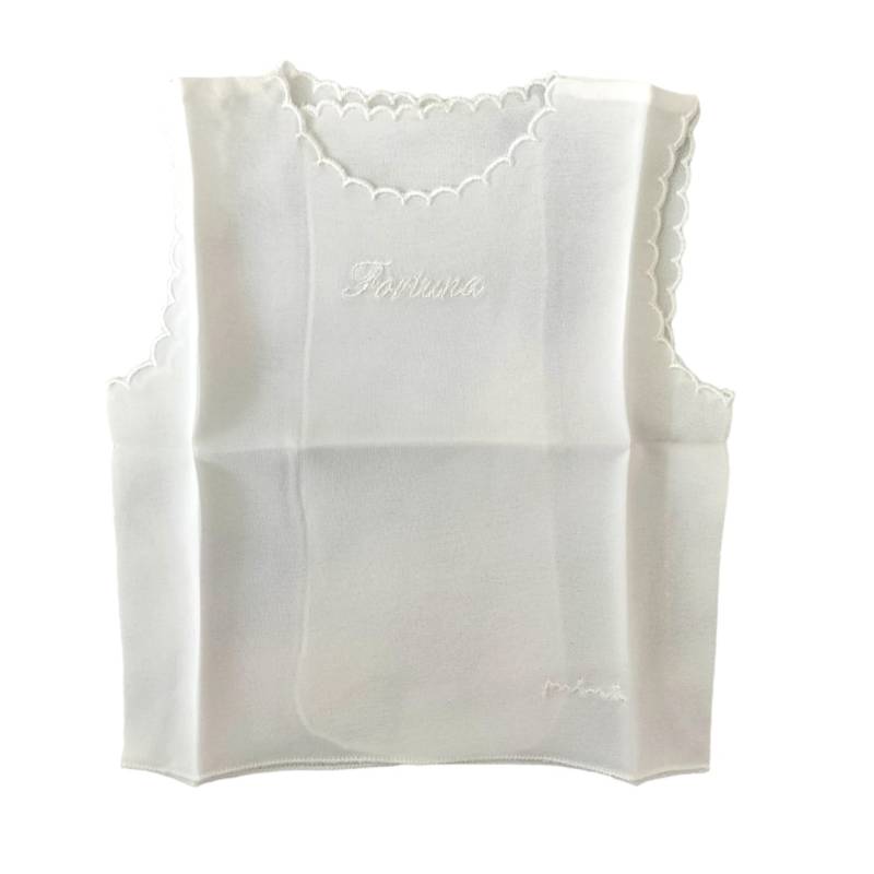 Blusa fortuna em seda bordada à mão Minù - 