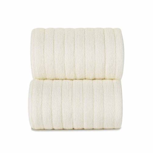 Calcetines largos de canalé beige 20162_303 -  2