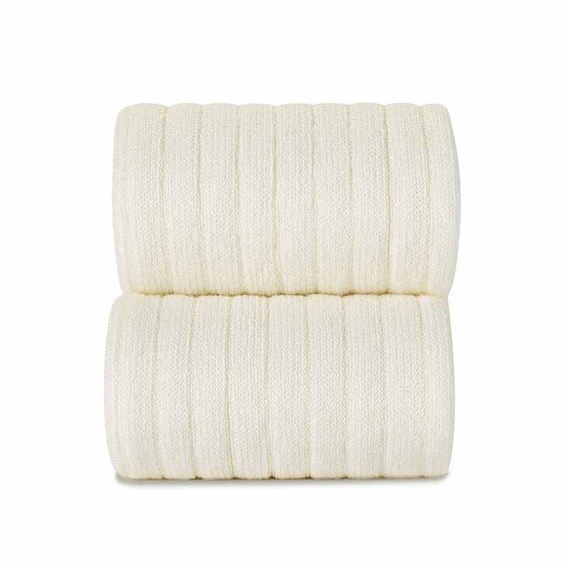 Calze lunghe basic a coste beige 20162_303 - 