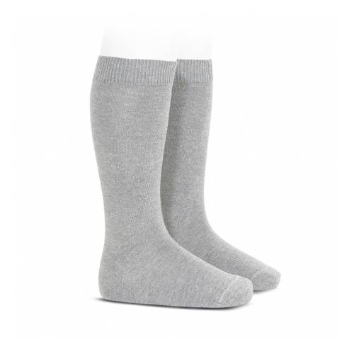 Calze lunghe basic maglia rasata 29192_221 grigio chiaro - 