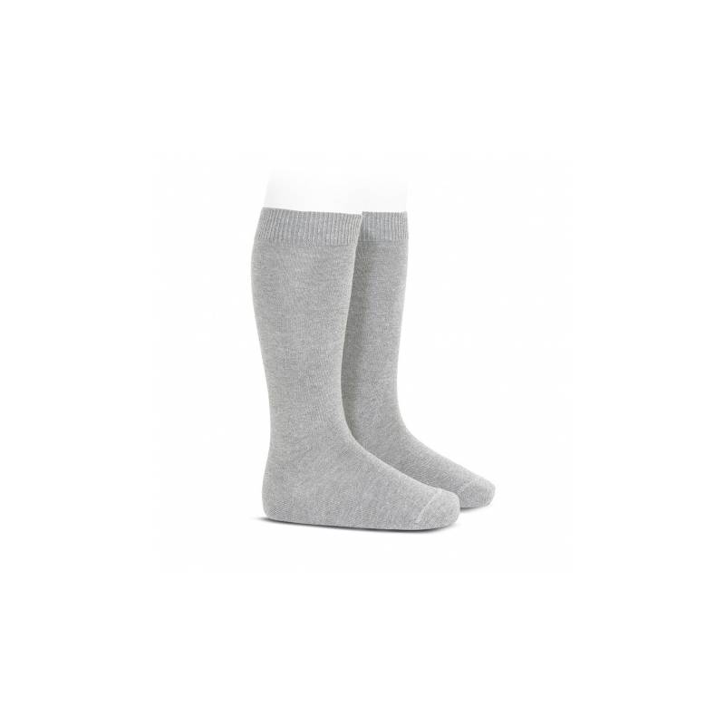 Basic long socks in satin knit 29192_221 -