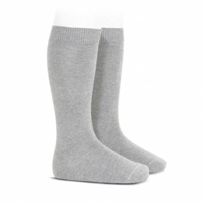Calze lunghe basic maglia rasata 29192_221 grigio chiaro - 