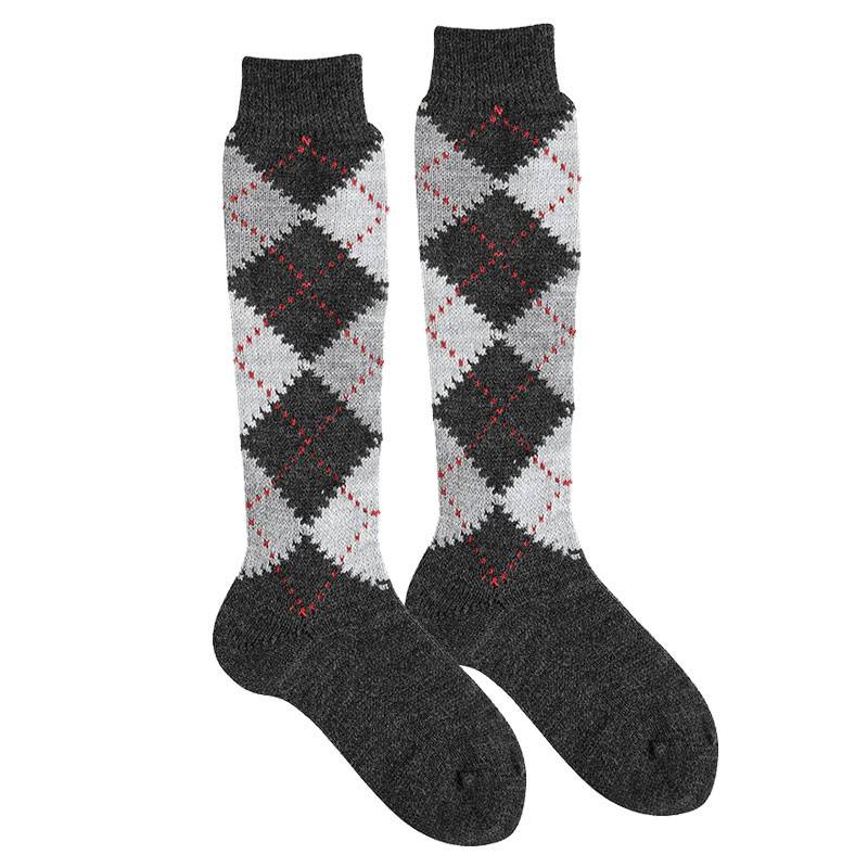 Chaussettes longues argyle 19992_656 -