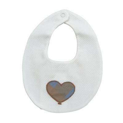 Coordinato nascita neonata in ciniglia bianco celeste nocciola Teto&Tatta - 