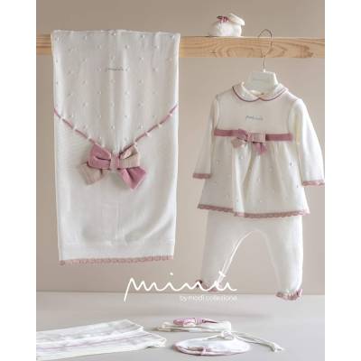 Corredino Minù in misto lana  neonata - 