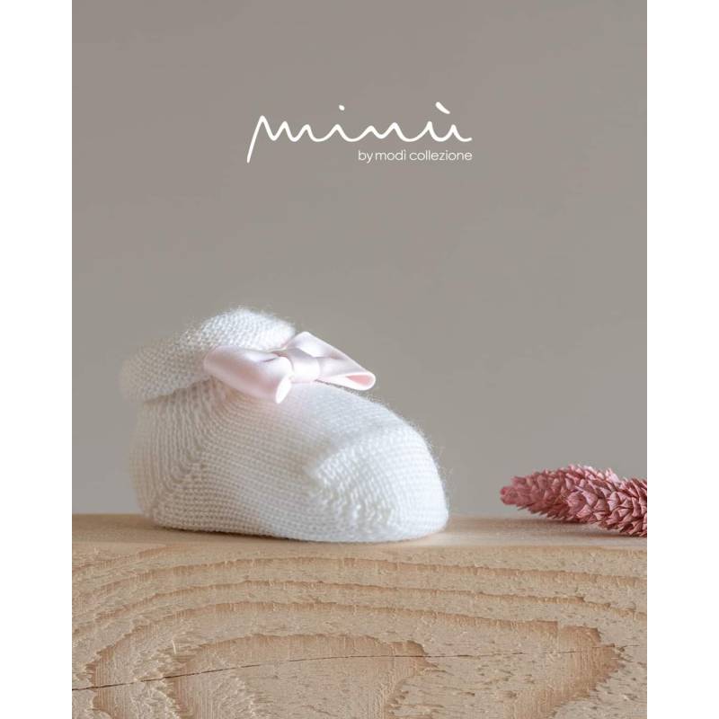 Coordinato nascita neonata in misto lana Minù misura 1 mese - 