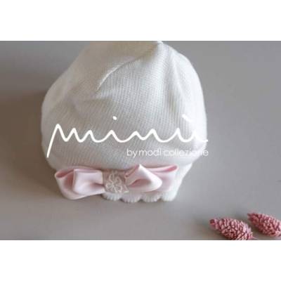 Newborn baby girl outfit in pure wool pink Ninnaoh size 1 month - 