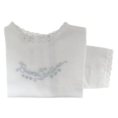Blouse fortune à manches longues en pur coton - 