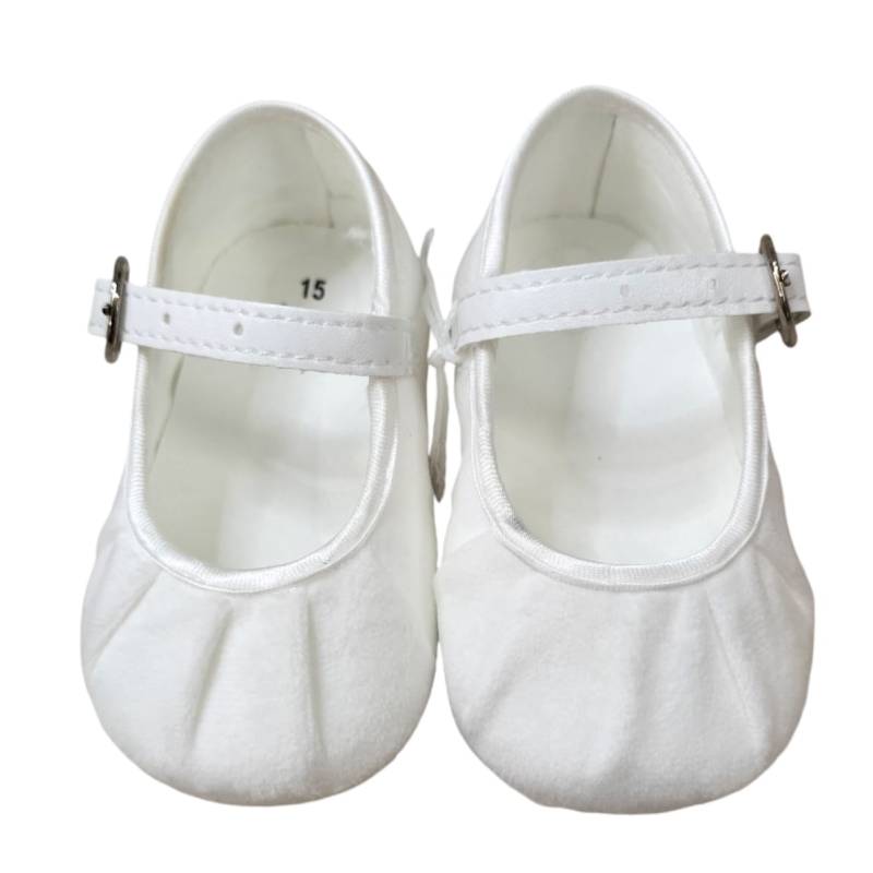 Elegantes zapatos de bebé recién nacido para bautizo Ninnaoh talla 17 - 