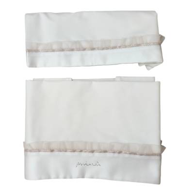 Newborn girl's outfit in chenille Minù - 
