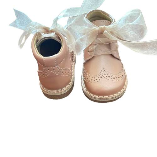 Zapatitos rosa nude talla 19 y 21 -  2