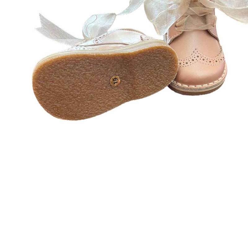 Scarpina primi passi bambina rosa nude misura 19 e 21 - 