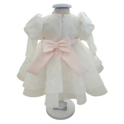 Vestido de batismo e cerimónia para bebé Minù tamanho 24 meses - 