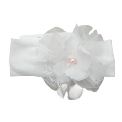 Abito Battesimo e cerimonia bambina Minù con fascetta - 