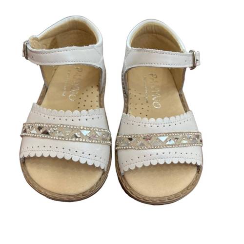 Baby Mädchen Sandalette weiß Größe 21 - 