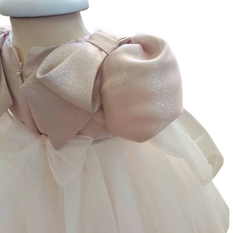 Abito battesimo con fascetta Minù - 