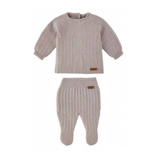 Coprifasce in misto lana merino Condor color torrone - 