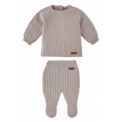 Coprifasce in misto lana merino Condor color torrone - 