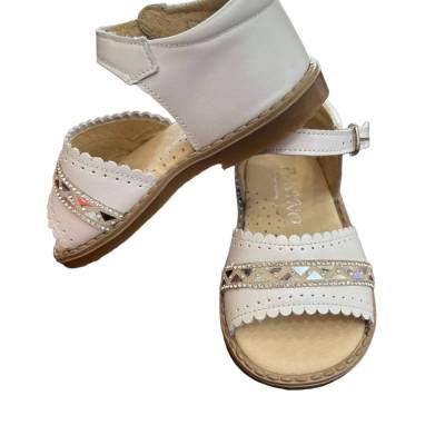 Sandaletto primi passi  bambina bianco misura 21 - 