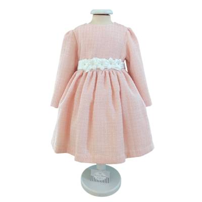 Elegantes Kleid Baby Mädchen 12 Monate Barcellino rosa - 