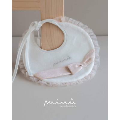 Newborn girl's outfit in chenille Minù - 