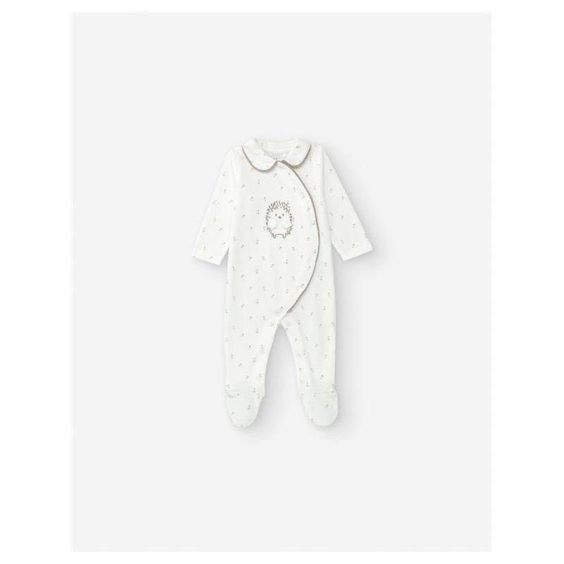 Baby Grow Velluto Bianco 0/0m - 6/9m