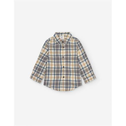 Chemise en sergé Ls, beige clair, 24/36m